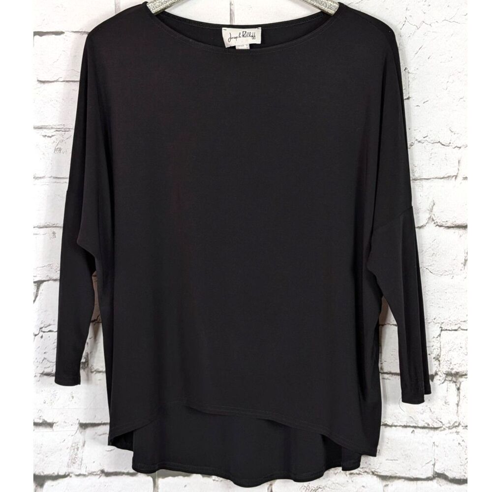 JOSEPH RIBKOFF Essential Dolman Sleeve Jersey Knit Top Capsule Minimalist US 10